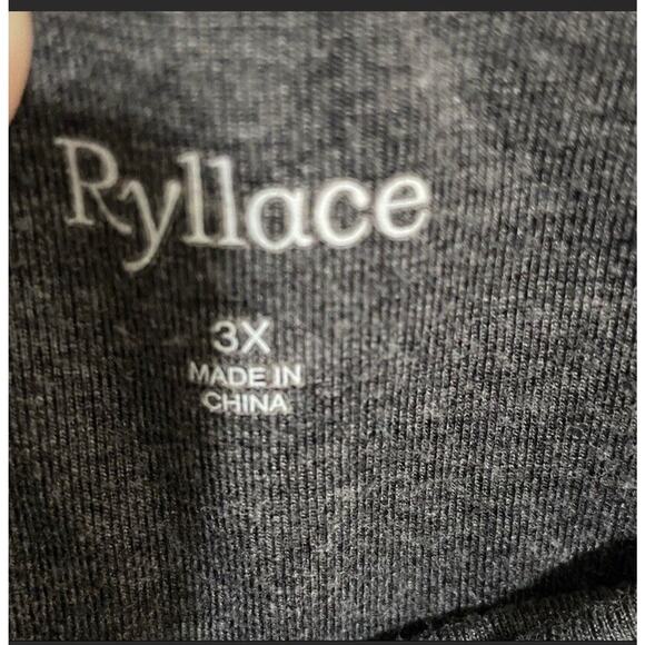 Ryllace Women's High Rise Pleated Joggers Charcoal Gray Size 3X Plus $168 - Picture 4 of 6